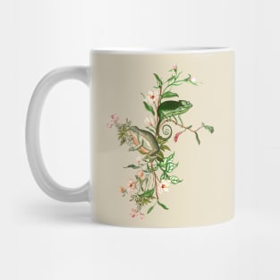 Chameleon and Frog Mug